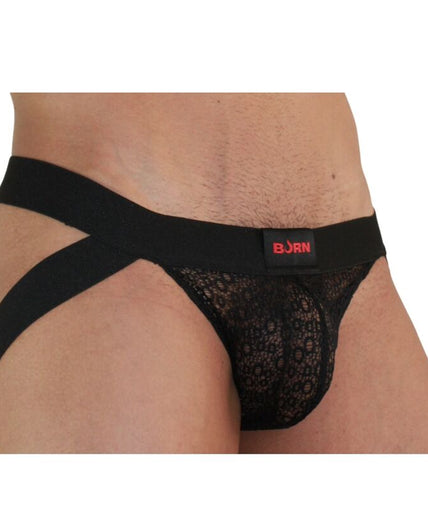 BRAND - 005 JOCK LINGERIE BLACK L BRAND - 005 JOCK LINGERIE BLACK L