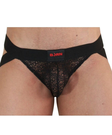 BURN - 005 JOCK LINGERIE BLACK XL BURN - 005 JOCK LINGERIE BLACK XL