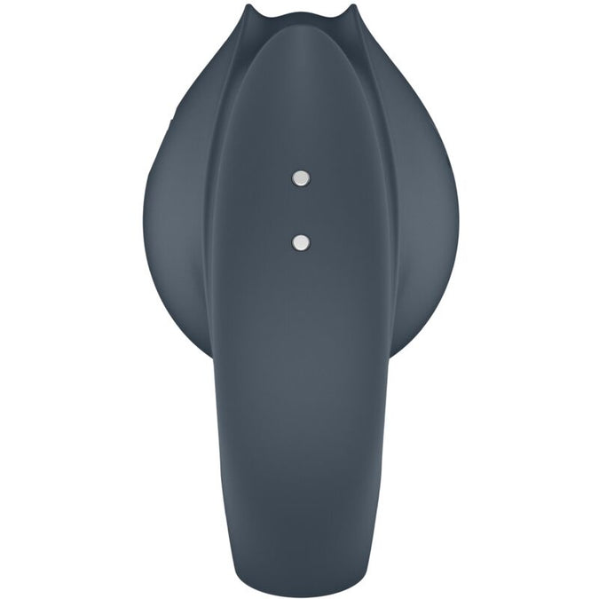 SATISFYER - PERFECT PAIR 2 MULTIVIBRATOR 2 IN 1 PENISRING EN VINGERSTIMULATOR GRIJS