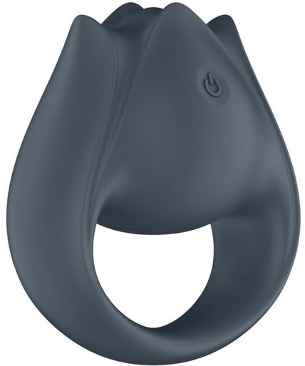 SATISFYER - PERFECT PAIR 2 MULTIVIBRATOR 2 IN 1 PENIS RING AND FINGER STIMULATOR GREY SATISFYER - PERFECT PAIR 2 MULTIVIBRATOR 2 IN 1 PENIS RING AND FINGER STIMULATOR GREY