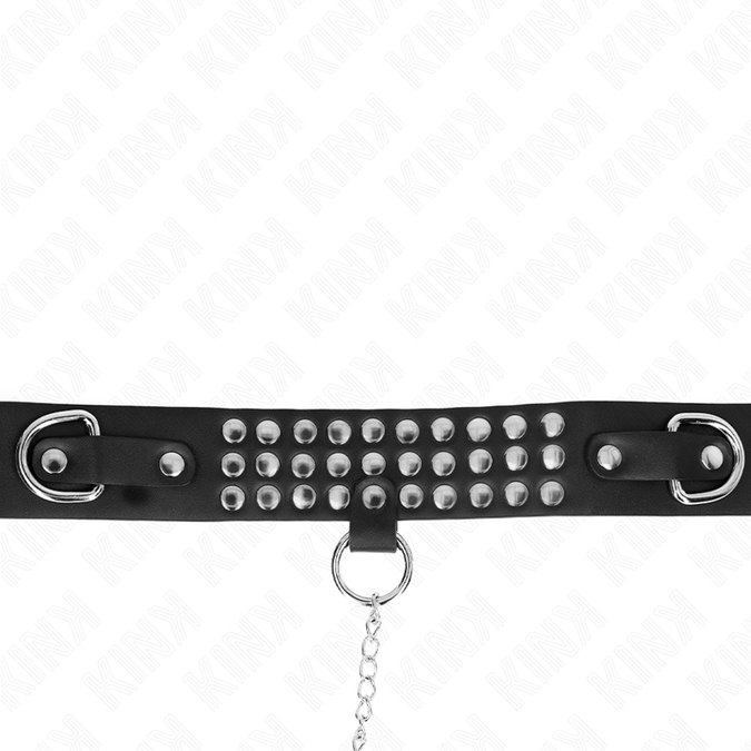 KINK - KETTING MET BAND 65 CM MET GLIMMENDE VERSTELBARE 37-42 CM X 5.3 CM