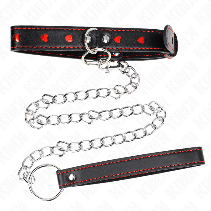 Kink – Necklace With Strap 65 Cm Heart Details 52.5 X 2.5 Cm