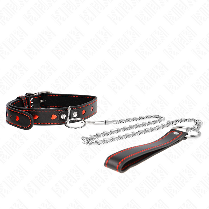 Kink – Necklace With Strap 65 Cm Heart Details 52.5 X 2.5 Cm