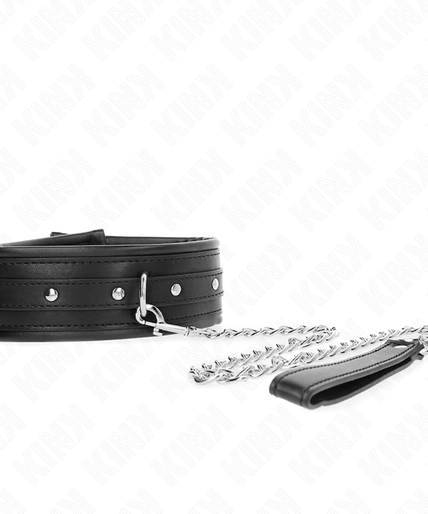 KINK - NECKLACE WITH SHINY BUCKLE STRAP 65 CM 48.5 CM X 5.3 CM KINK - NECKLACE WITH SHINY BUCKLE STRAP 65 CM 48.5 CM X 5.3 CM