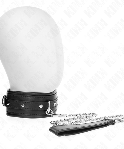 KINK - NECKLACE WITH SHINY BUCKLE STRAP 65 CM 48.5 CM X 5.3 CM KINK - NECKLACE WITH SHINY BUCKLE STRAP 65 CM 48.5 CM X 5.3 CM