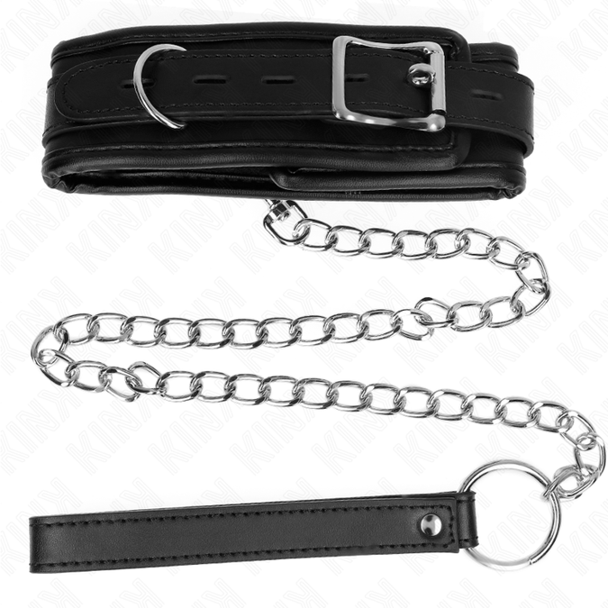KINK - BASIS HALSBAND MET RIEM 65 CM MODEL 1 53 X 6 CM
