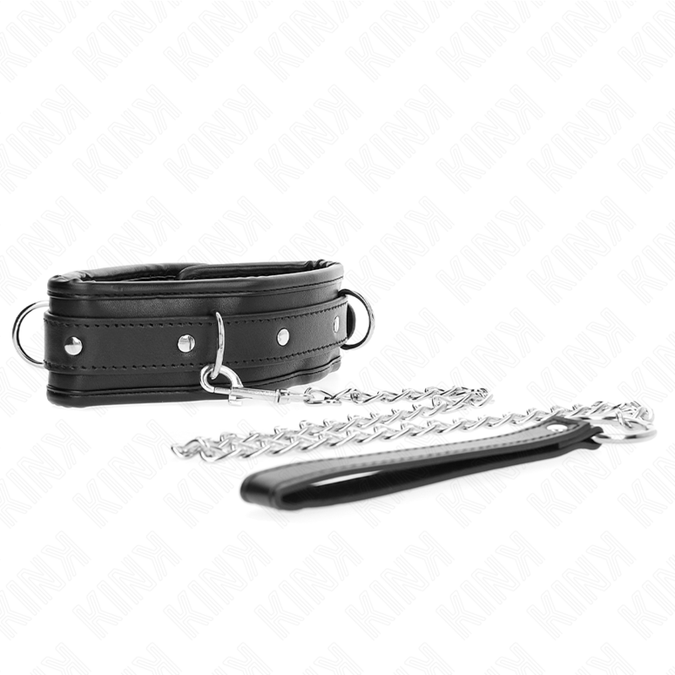 KINK - ZWARE KETTING MET RIEM 65 CM MODEL 1 VERSTELBAAR 36,5-50 CM