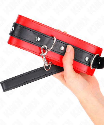 KINK - COLLAR WITH BELT 65 CM WITH STRAP RED 54 X 4.5 CM KINK - COLLAR WITH BELT 65 CM WITH STRAP RED 54 X 4.5 CM