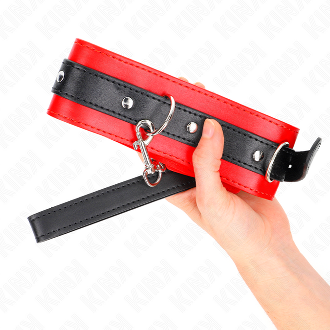 Kink – Collar With Belt 65 Cm With Strap Red 54 X 4.5 Cm