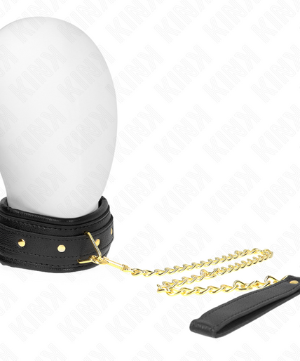 KINK - NECKLACE WITH SPONGE IMITATION LEATHER STRAP MODEL 1 ADJUSTABLE 37-54 CM X 3 CM KINK - NECKLACE WITH SPONGE IMITATION LEATHER STRAP MODEL 1 ADJUSTABLE 37-54 CM X 3 CM
