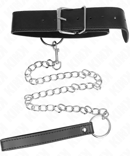 KINK - BASIC MODEL COLLAR WITH LEASH MODEL 4 ADJUSTABLE 36-43 CM KINK - BASIC MODEL COLLAR WITH LEASH MODEL 4 ADJUSTABLE 36-43 CM