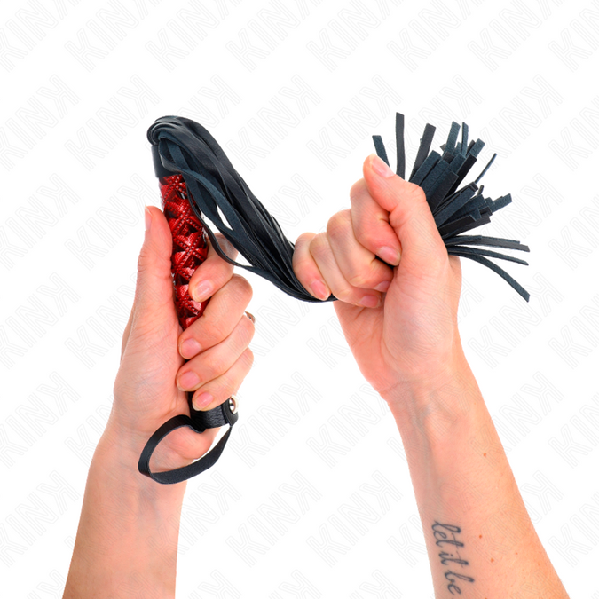 Kink – Peitsche mit Diamantmuster 40 cm