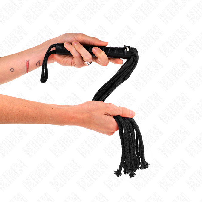 Kink – Zwarte Touwzweep 56 Cm