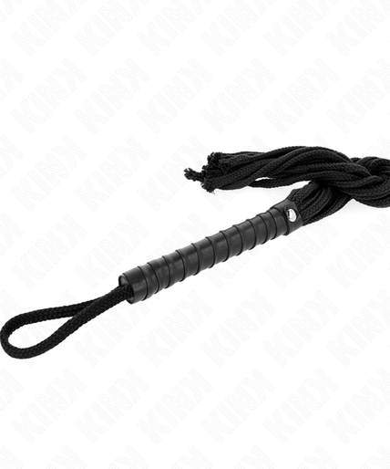 KINK - BLACK ROPE WHIP 56 CM KINK - BLACK ROPE WHIP 56 CM
