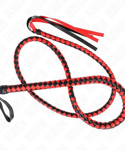 KINK - RED LONG SNAKE WHIP 210 CM KINK - RED LONG SNAKE WHIP 210 CM