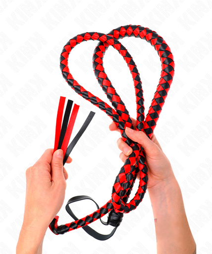 KINK - RED LONG SNAKE WHIP 210 CM KINK - RED LONG SNAKE WHIP 210 CM