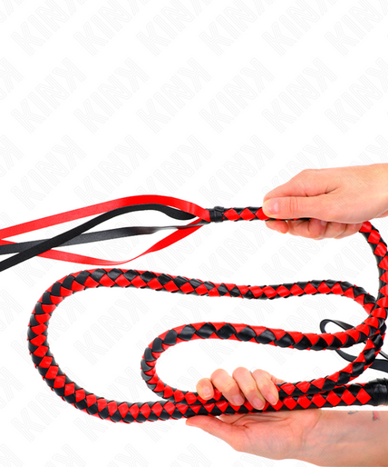 KINK - RED LONG SNAKE WHIP 210 CM KINK - RED LONG SNAKE WHIP 210 CM