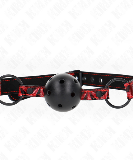 KINK - DIAMOND PATTERN BALL 4.5 CM GAG MODEL 2 64.5 CM ADJUSTABLE 42-60 CM KINK - DIAMOND PATTERN BALL 4.5 CM GAG MODEL 2 64.5 CM ADJUSTABLE 42-60 CM