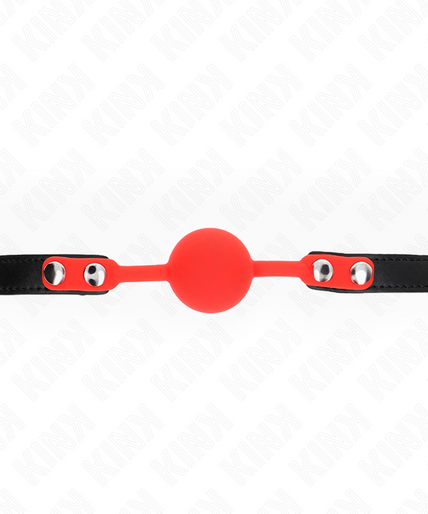 KINK - SILICONE BALL 4 CM GAG WITH LOCK 60 x 2 CM KINK - SILICONE BALL 4 CM GAG WITH LOCK 60 x 2 CM