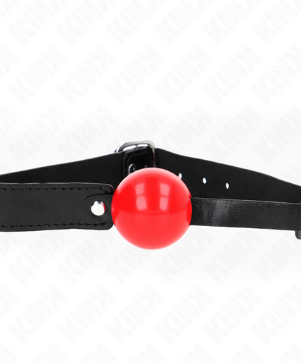 KINK - SOFT TPE BALL 4 CM GAG MODEL 1 66 x 2.5 CM ADJUSTABLE 41-61 CM KINK - SOFT TPE BALL 4 CM GAG MODEL 1 66 x 2.5 CM ADJUSTABLE 41-61 CM