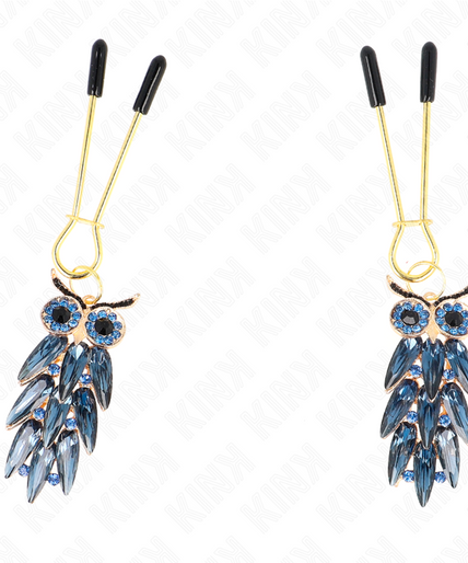 KINK - OWL PENDANT NIPPLE CLAMPS 6 CM KINK - OWL PENDANT NIPPLE CLAMPS 6 CM