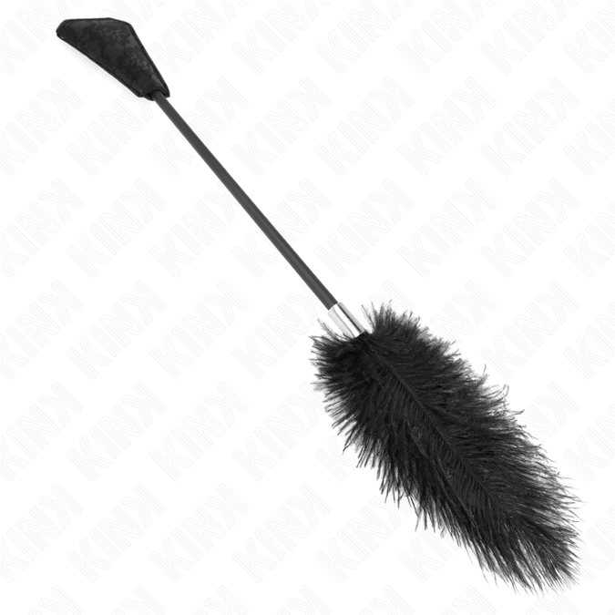 Pleasurements – Kink – Straußenfeder-Kitzler mit Spitzen-Paddel 56 cm