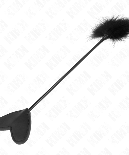 KINK - TICKLE FEATHERS WITH HEART PADDLE 31 CM KINK - TICKLE FEATHERS WITH HEART PADDLE 31 CM