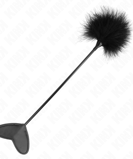 KINK - TICKLE FEATHERS WITH HEART PADDLE 31 CM KINK - TICKLE FEATHERS WITH HEART PADDLE 31 CM