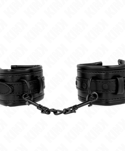 KINK - WRIST RESTRAINTS BLACK ADJUSTABLE 20-30 CM X 6 CM KINK - WRIST RESTRAINTS BLACK ADJUSTABLE 20-30 CM X 6 CM