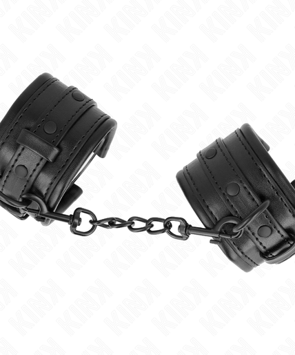 KINK - WRIST RESTRAINTS BLACK ADJUSTABLE 20-30 CM X 6 CM KINK - WRIST RESTRAINTS BLACK ADJUSTABLE 20-30 CM X 6 CM