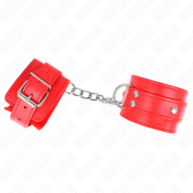 Kink – 3D-ring polsboeien verstelbaar rood 17,5 – 25 cm x 6 cm