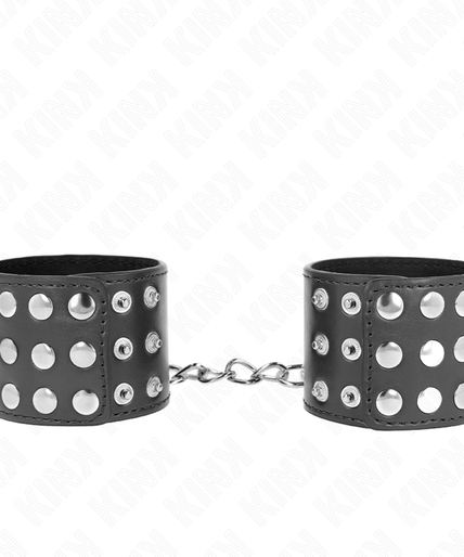 KINK - WRIST RESTRAINTS WITH SNAP FASTEN BLACK ADJUSTABLE 19-24 CM X 5.5 CM KINK - WRIST RESTRAINTS WITH SNAP FASTEN BLACK ADJUSTABLE 19-24 CM X 5.5 CM
