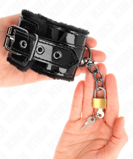 KINK - LIGHT WRIST RESTRAINTS WITH A COPPER LOCK ADJUSABLE 17-29 CM X 5.5 CM KINK - LIGHT WRIST RESTRAINTS WITH A COPPER LOCK ADJUSABLE 17-29 CM X 5.5 CM