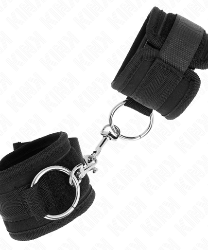 KINK - WRIST RESTRAINTS BLACK ADJUSTABLE 18-35 CM X 6 CM KINK - WRIST RESTRAINTS BLACK ADJUSTABLE 18-35 CM X 6 CM