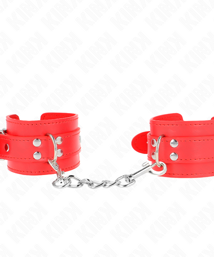 KINK - SIMPLE WRIST RESTRAINTS RED ADJUSTABLE 20-23 CM X 5.5 CM KINK - SIMPLE WRIST RESTRAINTS RED ADJUSTABLE 20-23 CM X 5.5 CM