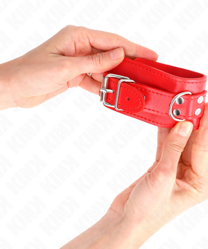 KINK - SIMPLE WRIST RESTRAINTS RED ADJUSTABLE 20-23 CM X 5.5 CM KINK - SIMPLE WRIST RESTRAINTS RED ADJUSTABLE 20-23 CM X 5.5 CM