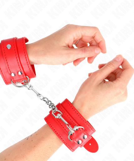 KINK - SIMPLE WRIST RESTRAINTS RED ADJUSTABLE 20-23 CM X 5.5 CM KINK - SIMPLE WRIST RESTRAINTS RED ADJUSTABLE 20-23 CM X 5.5 CM