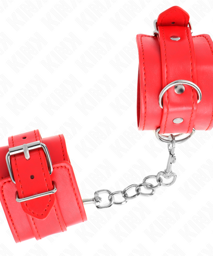 KINK - SIMPLE WRIST RESTRAINTS RED ADJUSTABLE 20-23 CM X 5.5 CM KINK - SIMPLE WRIST RESTRAINTS RED ADJUSTABLE 20-23 CM X 5.5 CM
