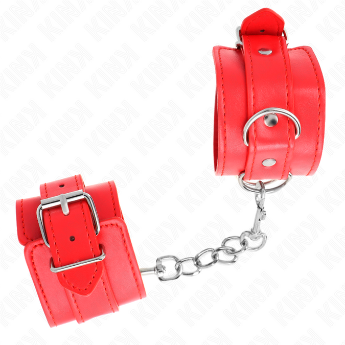 Kink – Simple Wrist Restraints Red Adjustable 20 – 23 Cm X 5.5 Cm
