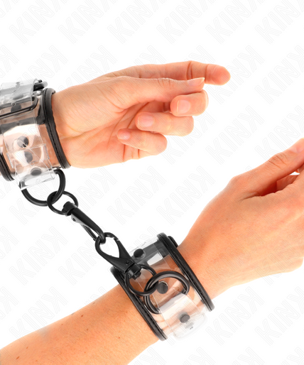 KINK - CLEAR WRIST CUFFS ADJUSTABLE 18-30 CM X 5.5 CM KINK - CLEAR WRIST CUFFS ADJUSTABLE 18-30 CM X 5.5 CM