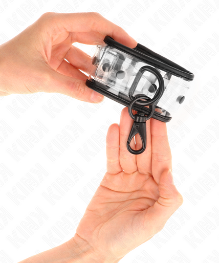 KINK - CLEAR WRIST CUFFS ADJUSTABLE 18-30 CM X 5.5 CM KINK - CLEAR WRIST CUFFS ADJUSTABLE 18-30 CM X 5.5 CM
