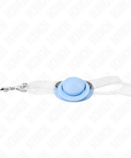 KINK - LIGHT BLUE PACIFIER SHAPED GAG 5.5 x 4 CM ADJUSTABLE 43-60 CM KINK - LIGHT BLUE PACIFIER SHAPED GAG 5.5 x 4 CM ADJUSTABLE 43-60 CM