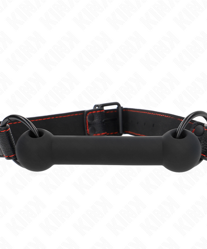 Kink – Botknevel met kunstlederen band zwart verstelbaar 41 – 57 cm Kink – Botknevel met kunstlederen band zwart verstelbaar 41 – 57 cm
