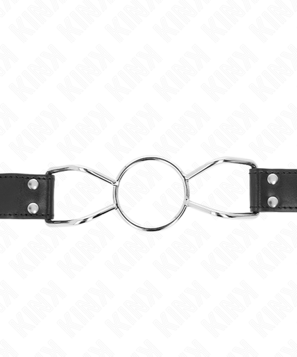 KINK - SPIDER MOUTH GAG 60 X 3 CM SIZE L 5 CM KINK - SPIDER MOUTH GAG 60 X 3 CM SIZE L 5 CM