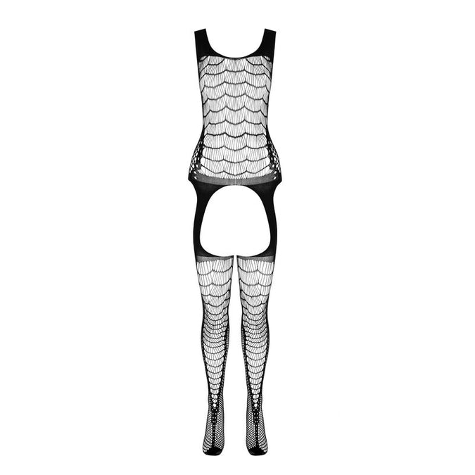 PASSION - BS 104 BODYSTOCKING WIT ÉÉN MAAT