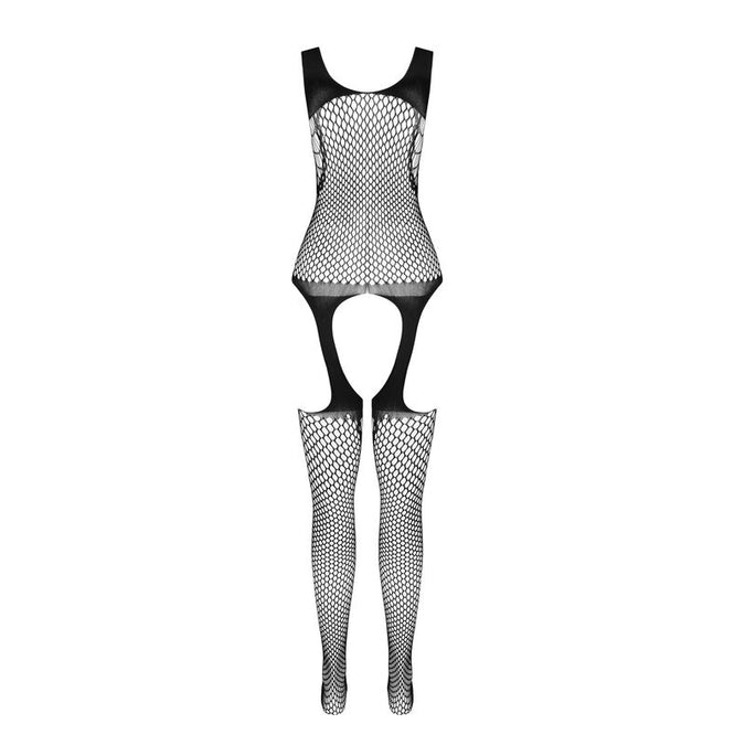 PASSION - BS 104 BODYSTOCKING WIT ÉÉN MAAT