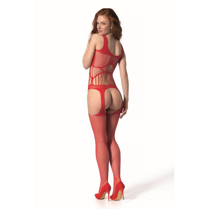PASSION - BS 106 BODYSTOCKING ROOD EEN MAAT