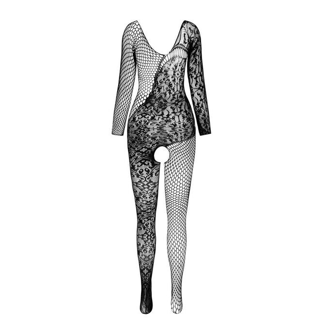 PASSION - BS 107 BODYSTOCKING WIT ÉÉN MAAT