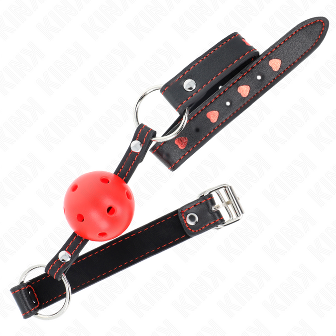 Kink – Holle Harde Rode Ball Gag Model 2 65 X 2,5 Cm