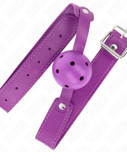 KINK - PURPLE BREATHABLE BALL 4.5 CMGAG 65 x 2.5 CM KINK - PURPLE BREATHABLE BALL 4.5 CMGAG 65 x 2.5 CM